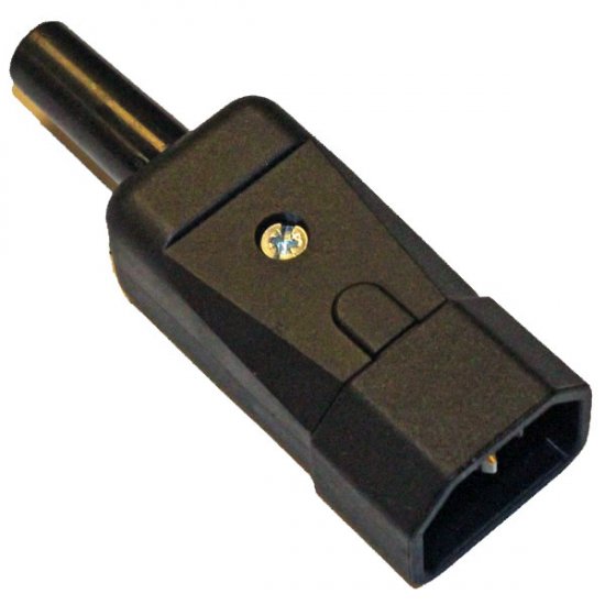 IEC C14 10A REWIREABLE PLUG 