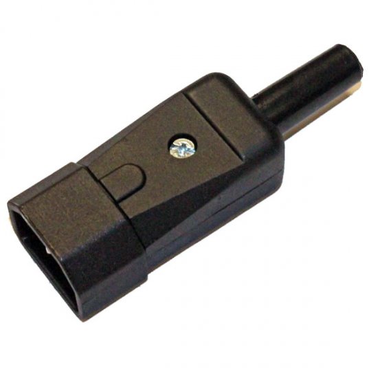 IEC C14 10A REWIREABLE PLUG 