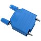 9 WAY D TYPE SLIM PLASTIC HOOD BLUE