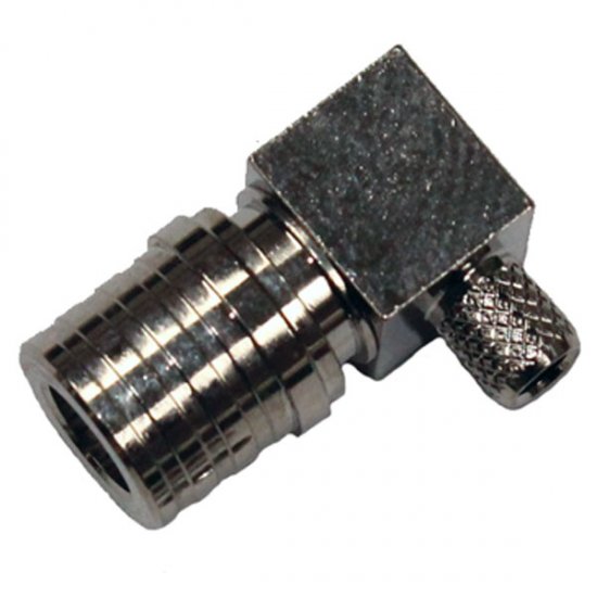 QLA Right Angle Crimp Plug RG223