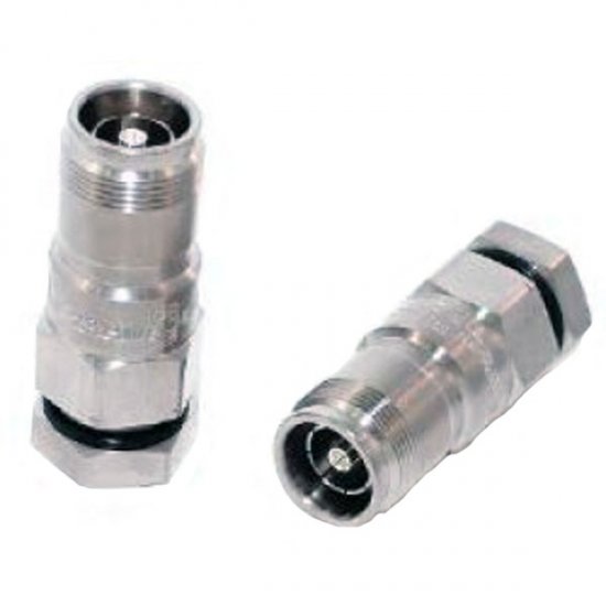 43F-LCF12-C03   4.3-10 Female Connector for 1/2" Coaxial Cable, OMNI FITstandard, O-ring sealing