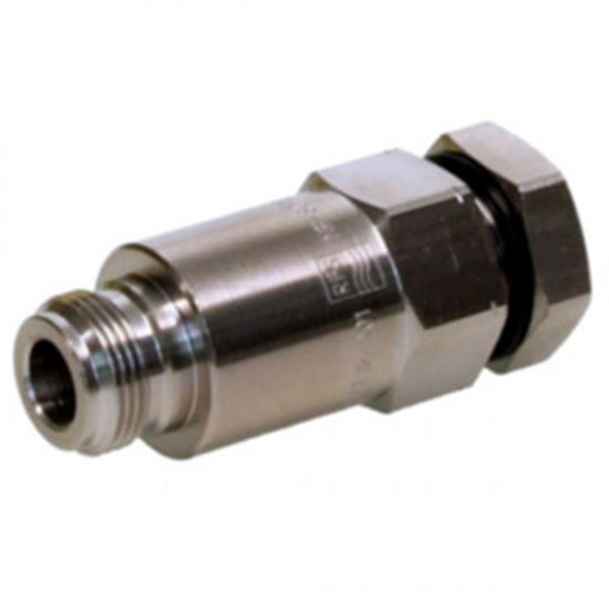 NF-SCF12-D01 N Female Connector for 1/2" Coaxial Cable, OMNI FITPremium, Straight, threaded gasket and 360° compression sealing