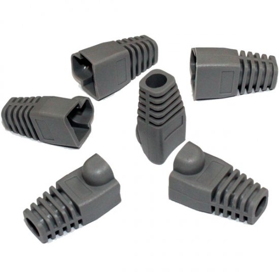 RJ45 CABLE BOOT GREY PACK OF 100