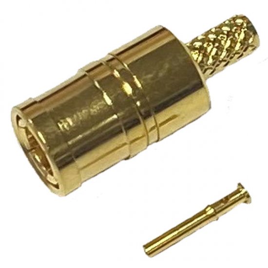 SMB Crimp Plug RG-174/U, RG-188A/U, RG-316/U, LLA100, LMR100, KX 22A, KX 3, BMRC 100 Flex 