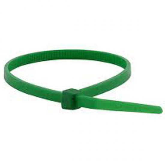 CABLE TIE 142 X 3.2 GREEN PK 100