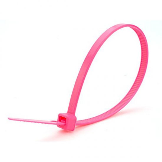 CABLE TIE 150 X 3.6 NEON PINK PK 100