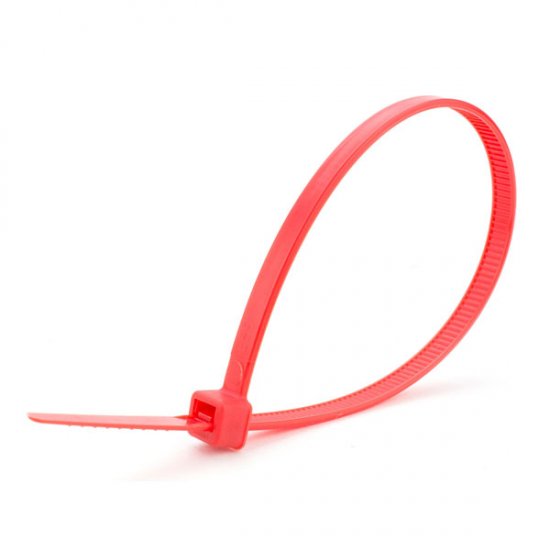 CABLE TIE 300 X 4.8 RED PK 100