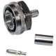 Telegartner J01440A0028 (100025204) 4.3-10 Straight Plug Crimp for RG58 & LMR195 Flex Cable Screw Coupling