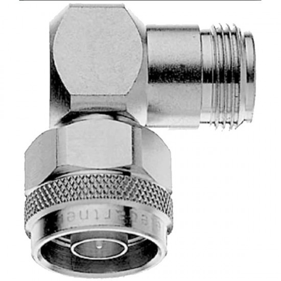 Telegartner J01024J1096 (100024150) N Elbow Connector (Male to Female), 50Ohm, UG-27/U - Coax angled plug/bus coupler 