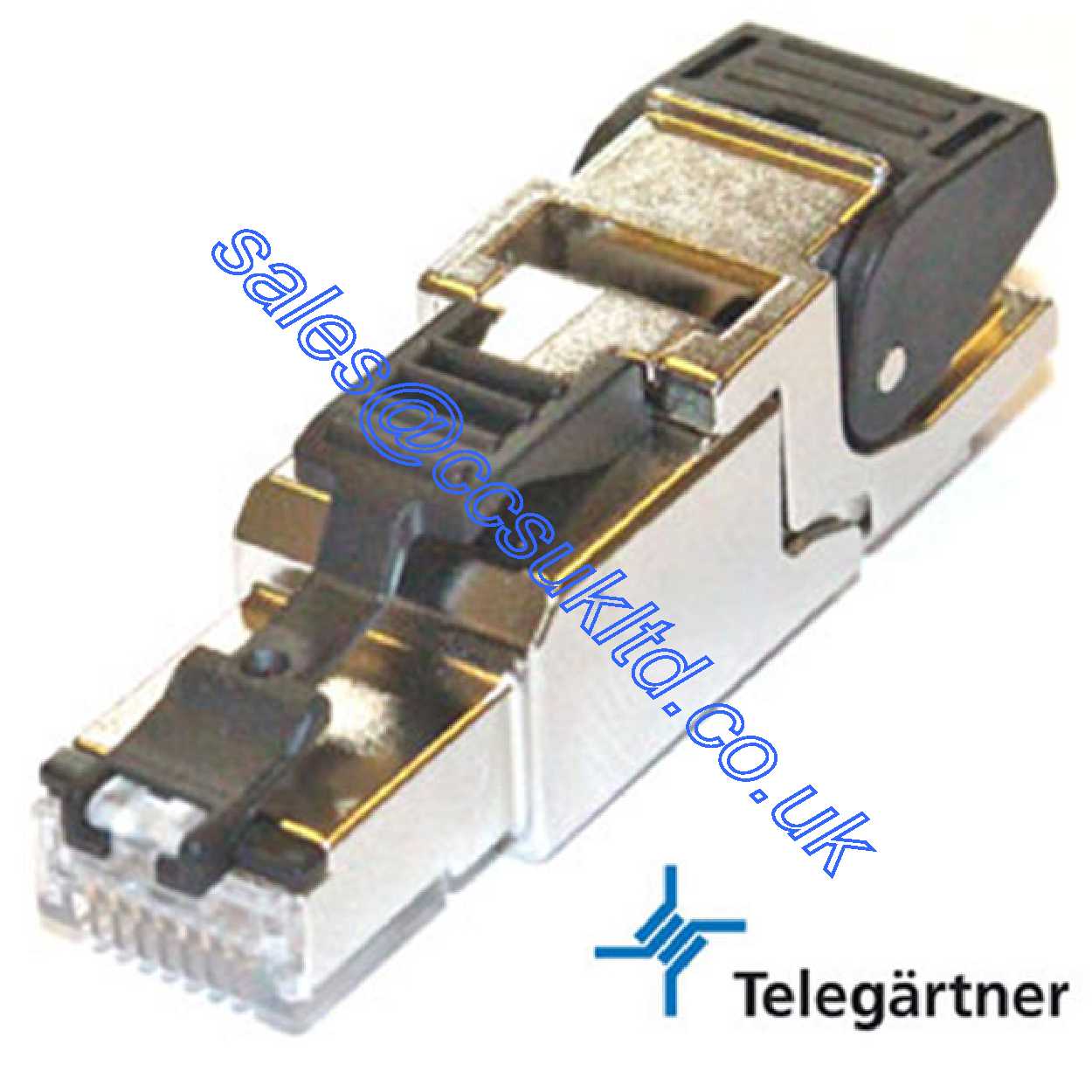 TELEGARTNER MFP8 T568B Connecteur RJ45 Ethernet High-End Métal