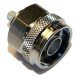 Telegartner J01020A0108 (100023906) 50 Ohm Straight Cable Mount, N Connector, Plug, Crimp Termination, 0 to 11GHz, RG58,