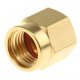 Telegartner H00040A0001 (100021277) SMA Plug Metal Dust Cap to fit SMA Jack Gold Plated, IP68,