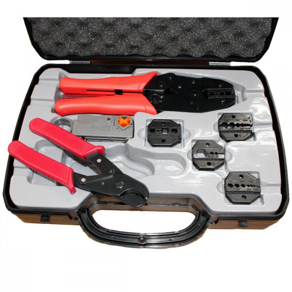 Coax Crimp Tool Kit Rf Coaxial Cable Ht 330k 9229