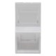 XeLAN Angled 6c Shutter – Office White, Pack of 20 5002-0005-20
