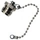 N Type Female Dust Cap With Chain to Fit Male Connector NSN-5935-99-947-0691