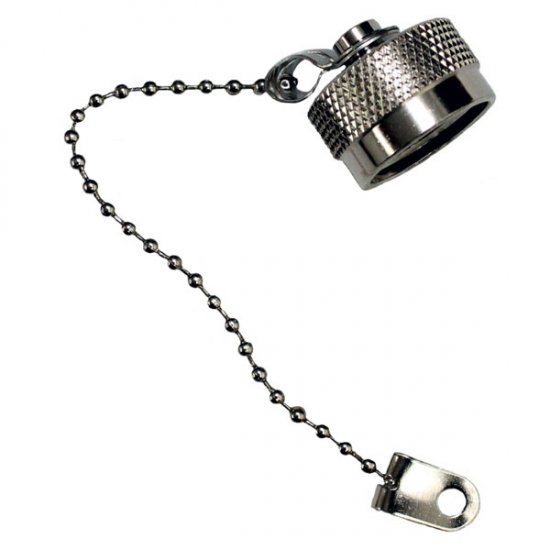N Type Male Plug Dust Cap With Chain to Fit Female Connector NSN5935-99-999-5224