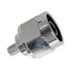 NPCR240HEX N Type Crimp Plug With Hexaganol Coupling Nut for Belden H155A, Belden 9258, CNT240, LLA240, LMR240, WCX240