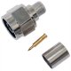NPCR214HEX N Type Crimp Plug With Hexaganol Coupling Nut for RG214 