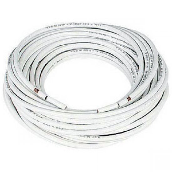 RG174AU White Coaxial Cable 100M REEL