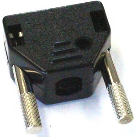 9 WAY LOW COST PLASTIC HOOD FOR D CONNECTOR
